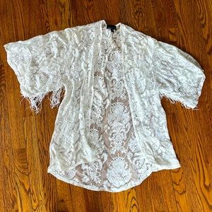 Urban outfitters lace kimono